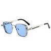 Eye Protection Retro Sunglasses Punk Black Shades Glasses Metal Frame Sunglasses  for Women Men