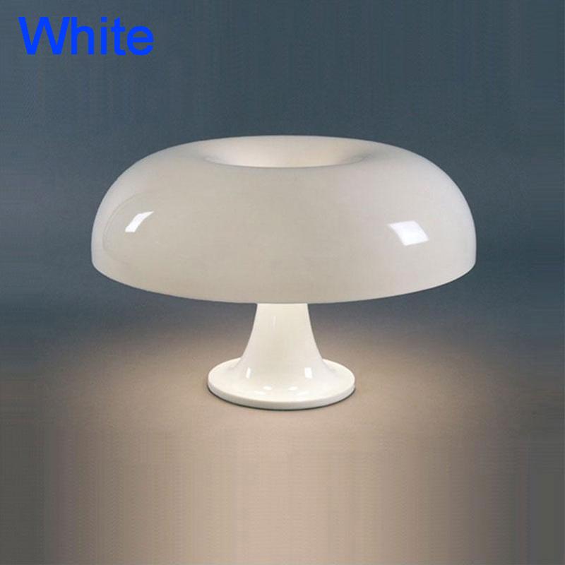 Simple Style Mushroom Table Lamp Ornament Light with 5PCS of E14 LED Tricolored Bulb USB AU EU UK US Plug for Livingroom&Bedside