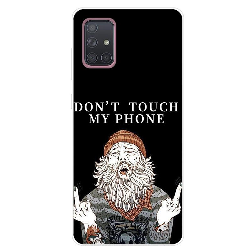 For Samsung Galaxy A51 A71 Case Soft Silicone Cute Cartoon Panda Phone Cases For Samsung A 51 A515F Galaxy A71 A715F Cover Funda