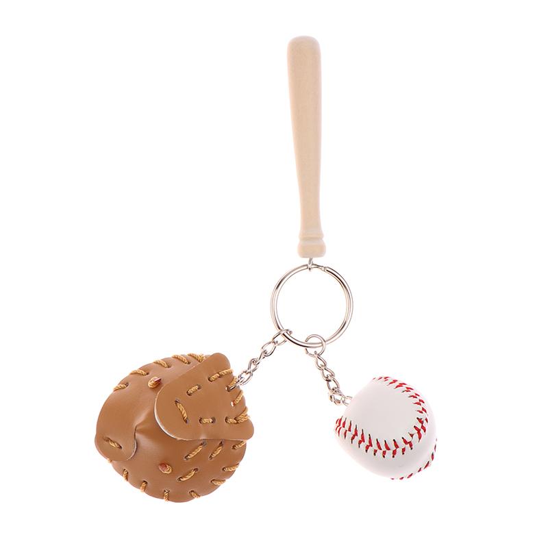 Брелок для ключей Ins Braided Rope Baseball, креативный спортивный брелок, модный брелок для ключей из плетеной веревки, подвеска для сумки для девочек, аксессуары для ключей