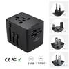 Universal Travel Plug Adapter with 3 USB Ports 1 Type C Ports Fast Charging Outlet Extender Power Adapter EU/UK/USA/AUS Plug for Travel