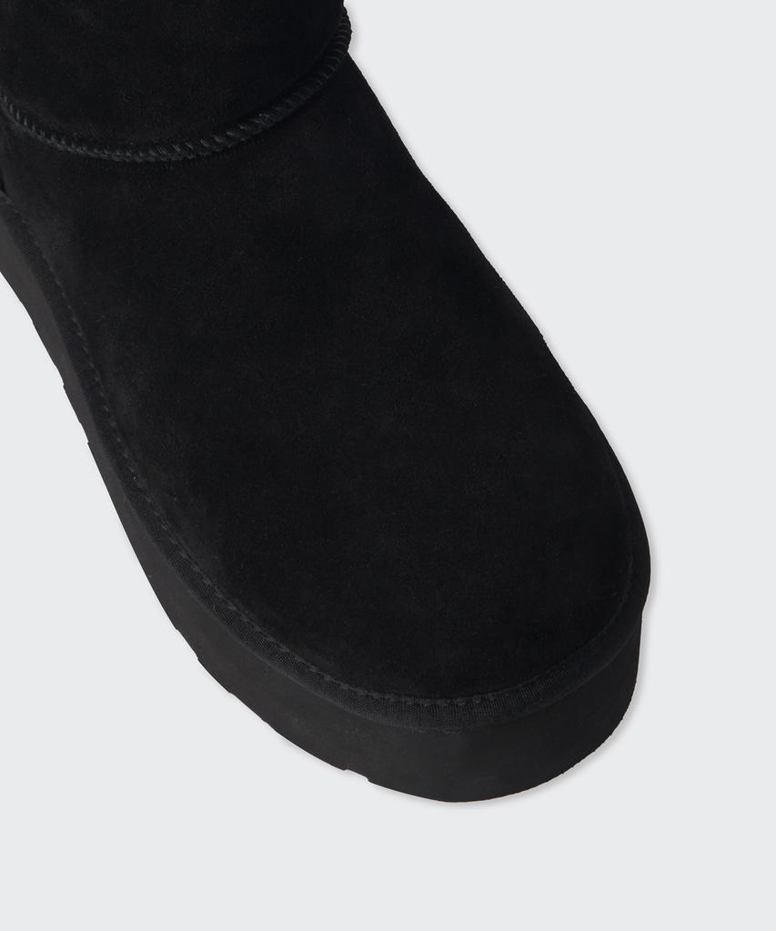 Musinsa Standard Женские зимние ботинки на платформе с изображением мопса [Черный]