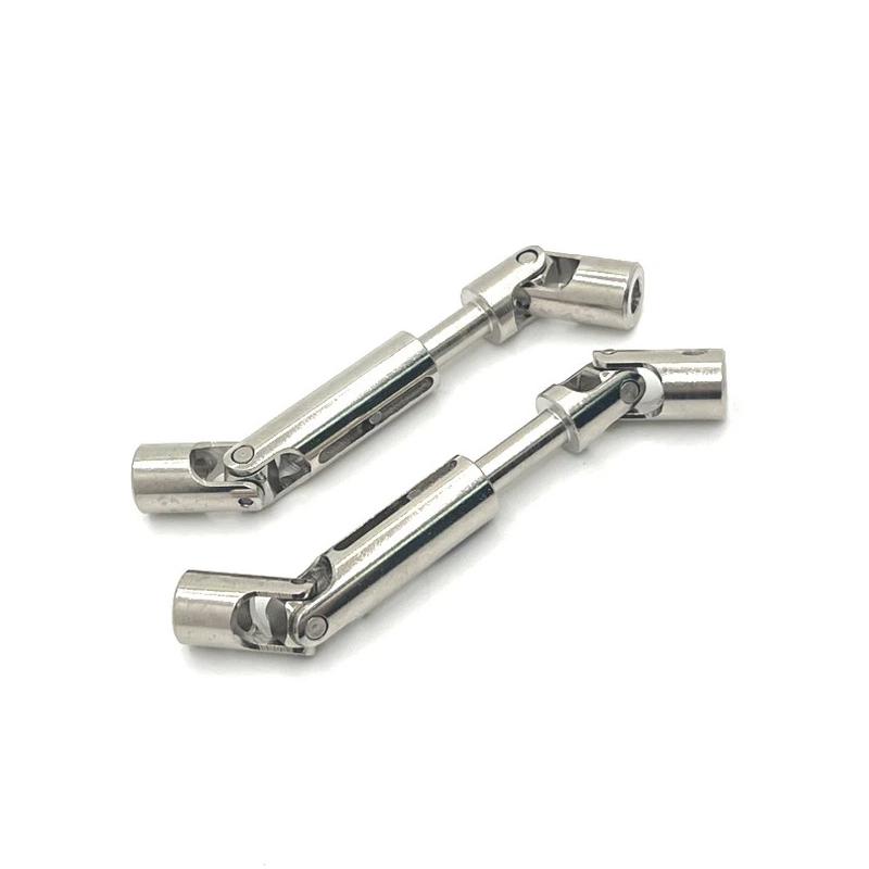 Mangniu 1/12 New MN98 MN99S Remote Control Car Parts Metal Upgrade Front and Rear Transmission Shafts