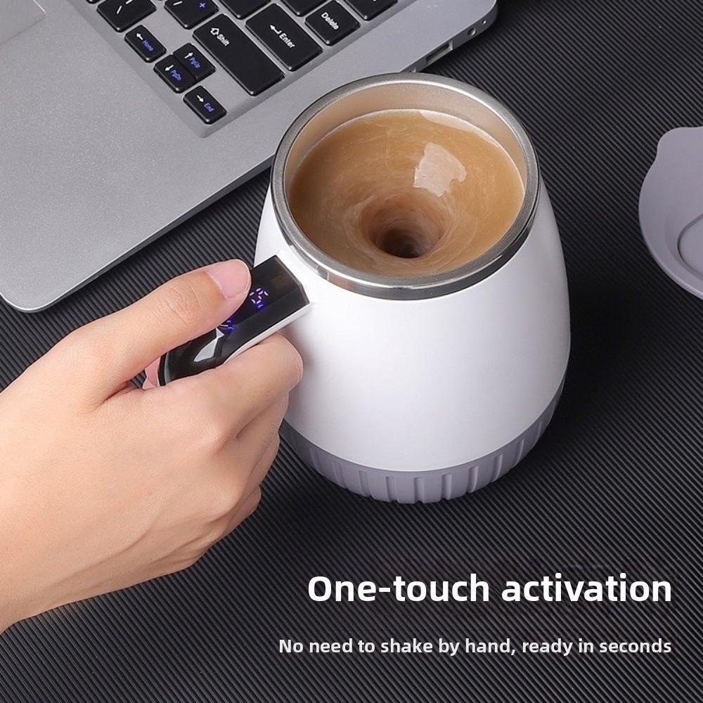 316 Stainless Steel Electric Mixing Mug Smart Magnetic Mixer Coffee Mug Milk Blending