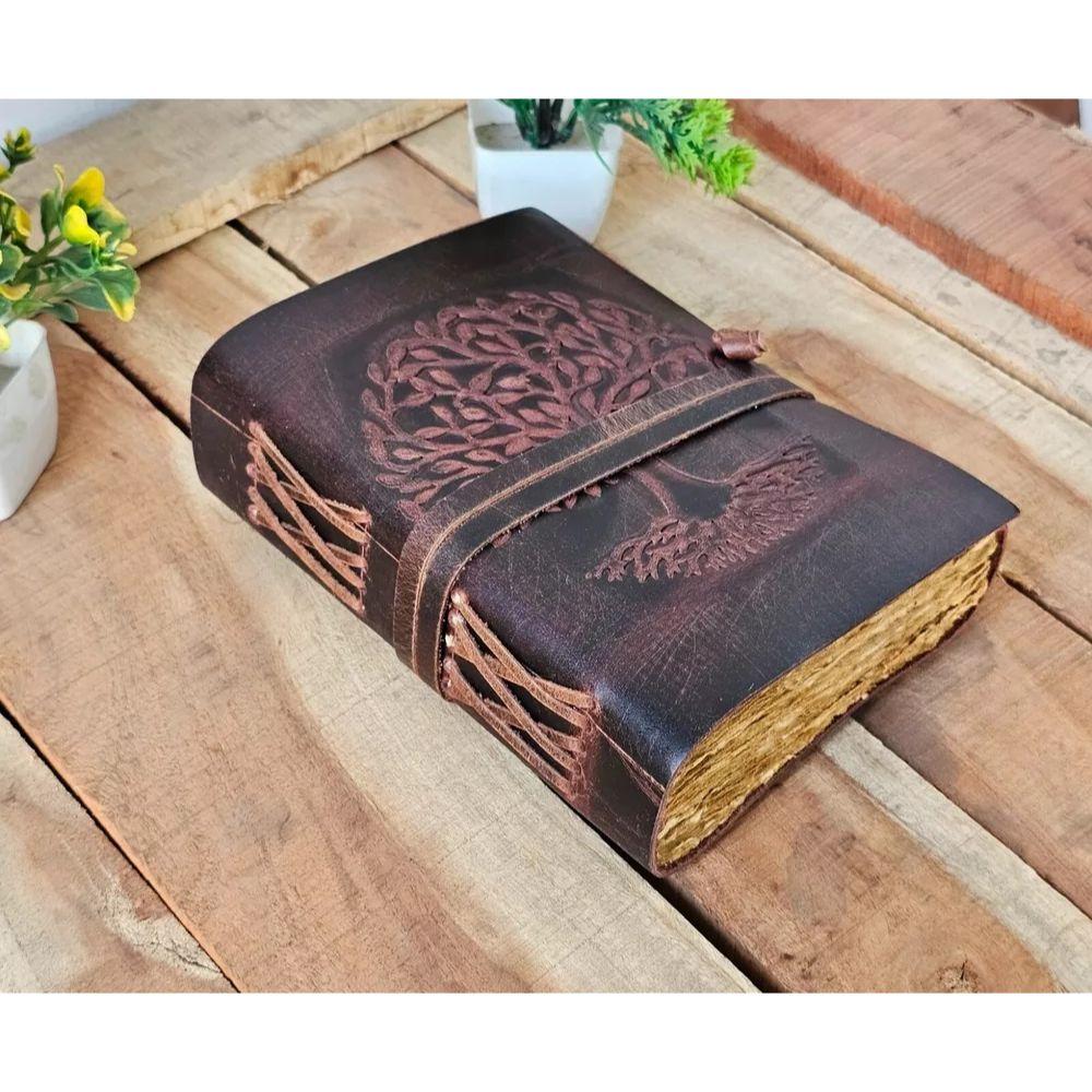 Tree of Life Leather Journal Witchcraft Journal Wiccan Pagan Handmade