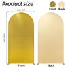 Золотая арка-чехол 6,56 фута, чехлы-фоны с пайетками, блестящая ткань, облегающие чехлы для арки для свадебной вечеринки, дня рождения, фотодекора