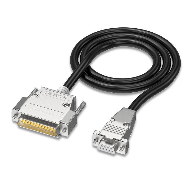 DB9 to DB25 Cable RS232 Female DB9 to DB25 Pin Male Adapter Computer Accessories Cable Serial to Parallel Line DB9/DB25