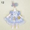 Модные высококачественные нарядные детские футболки для девочек, штаны, юбка для куклы 16~17 см/кукла 1/8 BJD