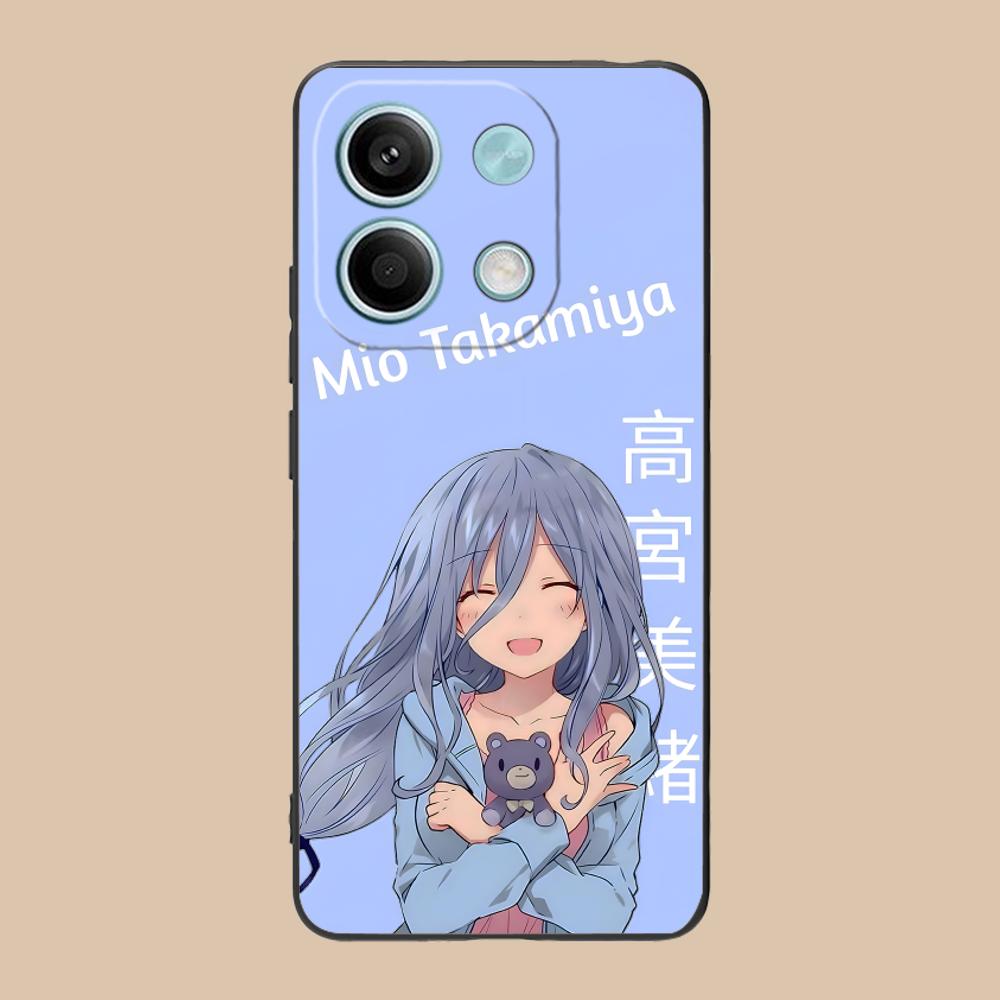 Date a Live Mio Takamiya Matte TPU Mobile Phone Case for POCO M7 M6 M5 M4 M3 X7 X6 X5 X4 X3 Pro GT 5G Colorful Printing Cover