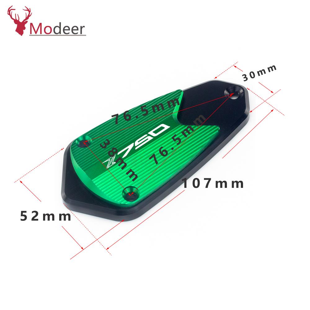 Front Brake Fluid Reservoir Cap Cover For Kawasaki Z750R Z 750R Z750 R Z 750 R 2011-2016 2015 Motorbike Brake Fluid Tank
