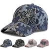 New Fashion Women Cap Butterfly Flower Pendant Baseball Cap Female Outdoor Adjustable Streetwear Summer Trucker Hat