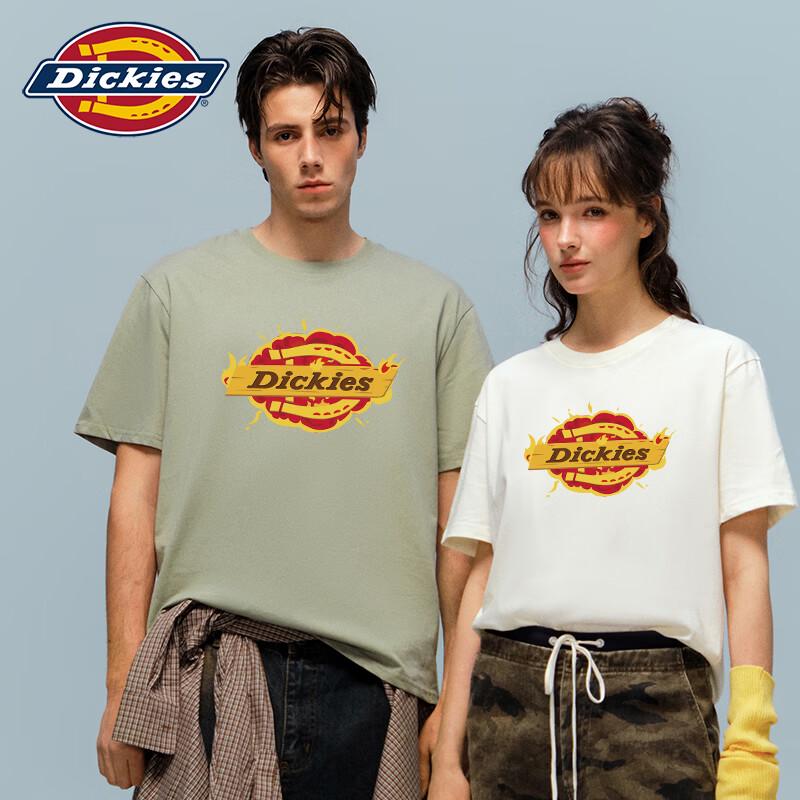 Мужская футболка Dickies свободного кроя, с коротким рукавом, из чистого хлопка
