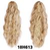 MISS WIG Synthetic Long Claw Clip In Ponytail Hairpiece Extensions Natural Wavy Hairpieces For Women Daily Use