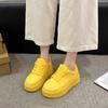 Желтая платформа спортивная обувь женская мода дизайн повседневные кроссовки женские трендовые оригинальные роскошные женские туфли zapatillas de mujer