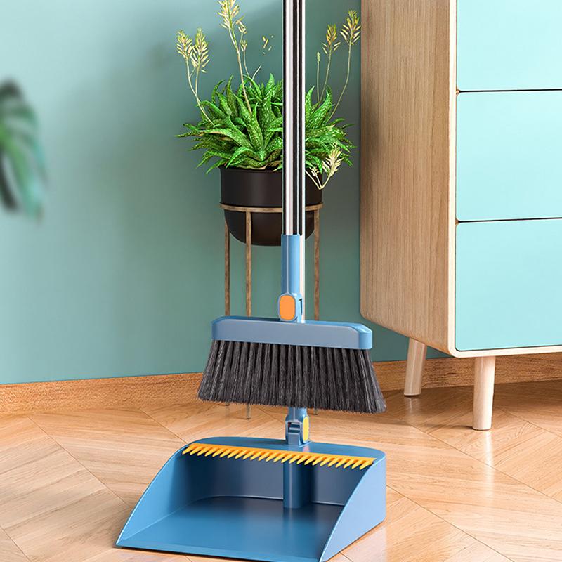 Складной набор для метлы и совок для мусора, комбинированный бытовой веник, лезвие для уборки волос, гаджет для подметания, метла, мусорная лопата