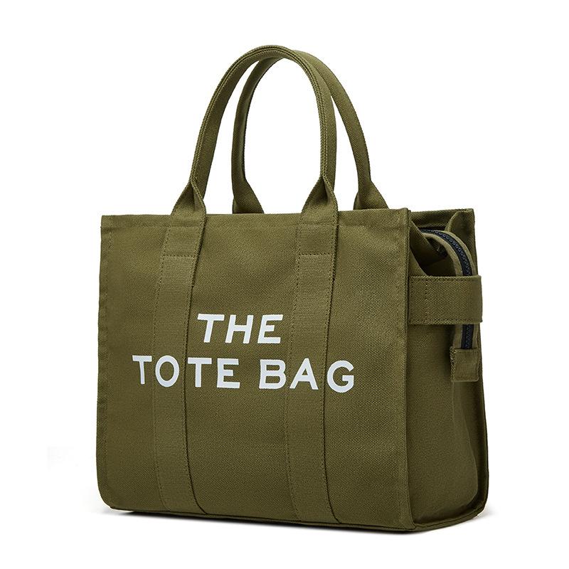 Женская сумка нишевого дизайна, сумка кроссбоди для поездок на работу, модная холщовая повседневная сумка через плечо с буквенным принтом, женская сумка