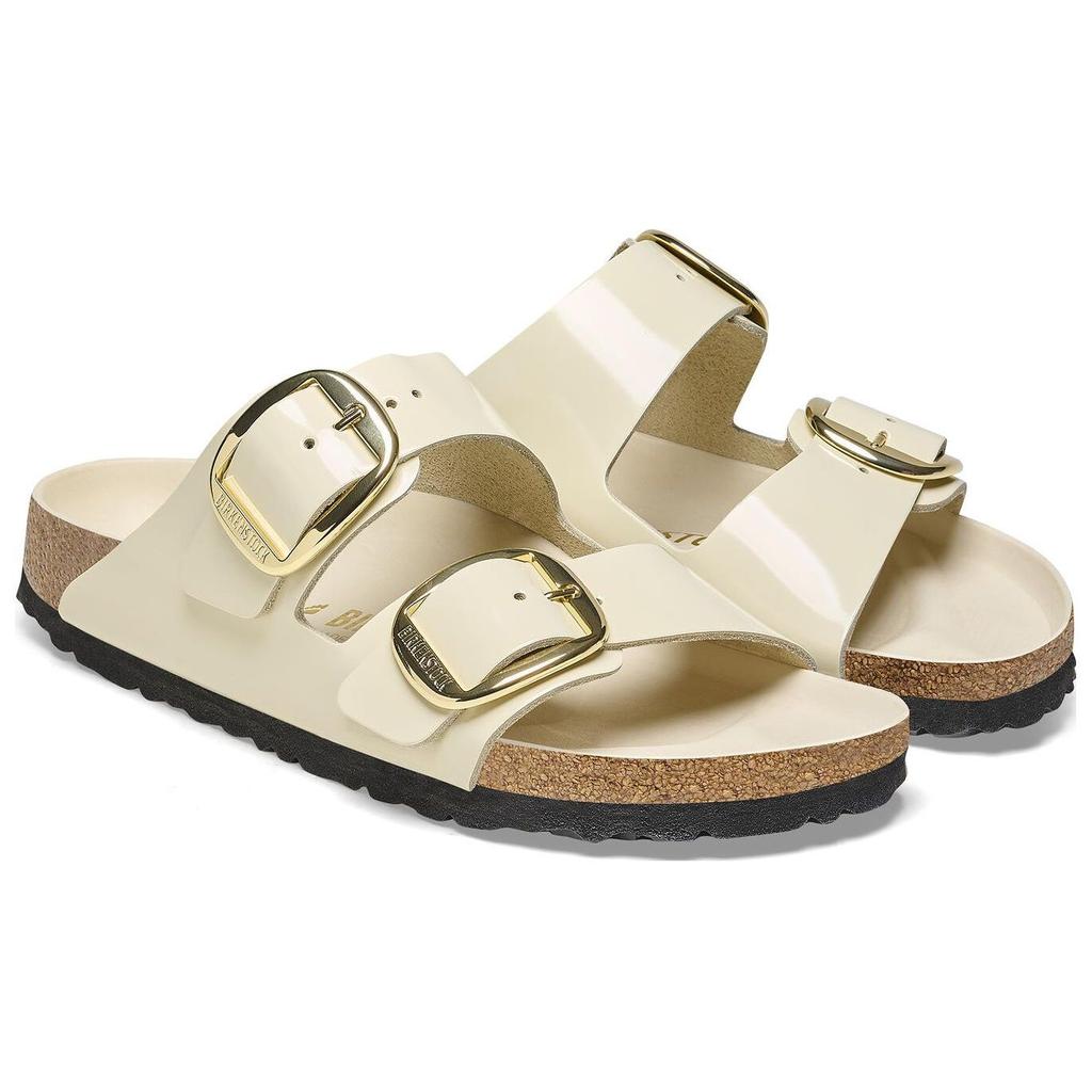Birkenstock Arizona Модные шлепанцы с большой пряжкой и двойной пряжкой, дышащие, женские, цвет вне белого 1026128