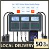 WIFI Детектор воды 8 в 1 PH/ОВП/ЭП/Соль/Темп/CF/S.G./TDS Метр, Регистратор данных через приложение Tuya, Высокоточный тестер воды для пруда с рыбами, аквариумов, бассейна