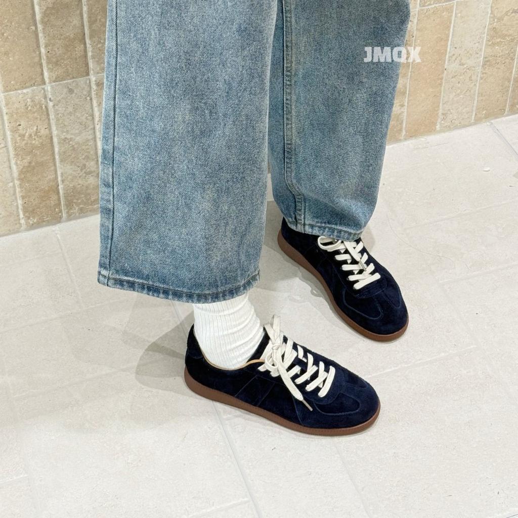 Мягкая подошва мягкая поверхность большая кожа немецкие тренировочные туфли женские туфли Форреста Гампа 2025 новые популярные универсальные кожаные спортивно-повседневные туфли