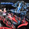Six-Wheeled Stunt Remote Control Car Eight-Wheeled High-Speed Spray Off-Road Climbing Car Double-Sided Swing Arm Toy Car Rc