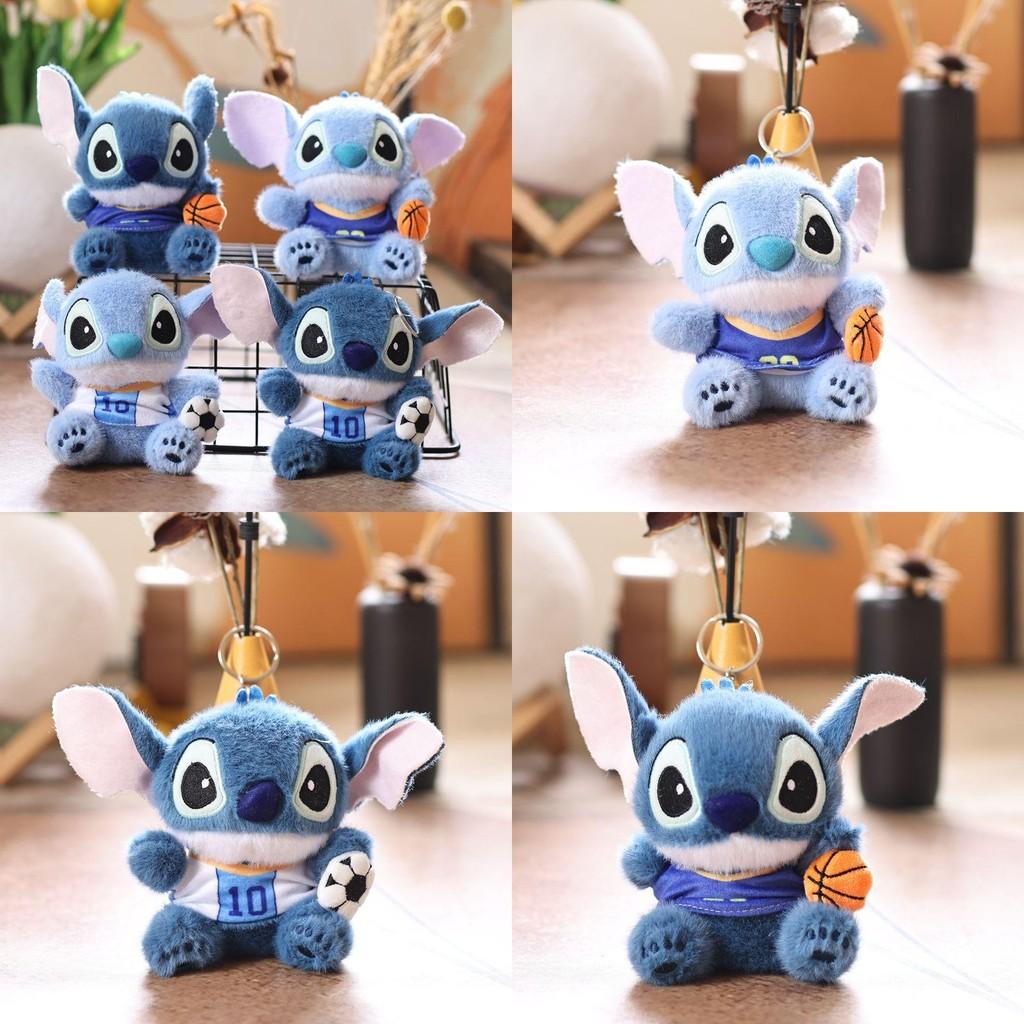 Плюшевый брелок Stitch с наполнителем из полипропиленового хлопка, идеально подходит для украшения рюкзака и подарков