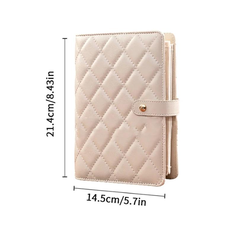 PU Leather Jewelry Storage Book Zipper Clear Pockets Jewelry Packaging Box Necklace Binder Storage Display Product For Women