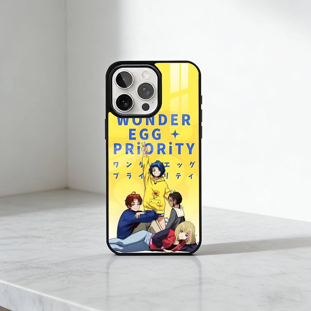 WEP Anime W-Wonder Egg P-Priority Phone Case For iPhone17,16,15,14,13 Plus,Pro Max Magnetic For Magsafe Wireless Charging