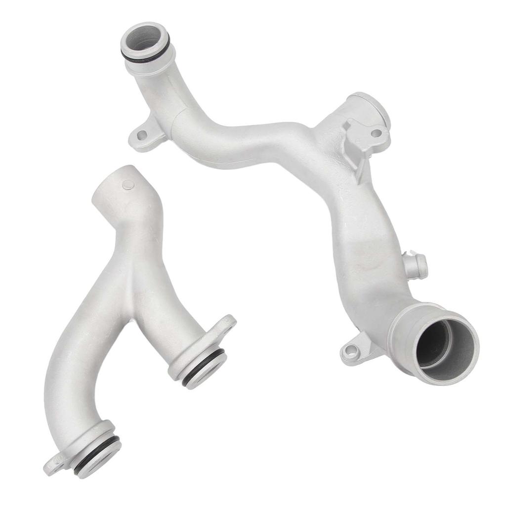 Патрубки выхода охлаждающей жидкости LR090630 Алюминиевый сплав Патрубки системы водяного охлаждения радиатора Комплект для замены для Jaguar F‑Type