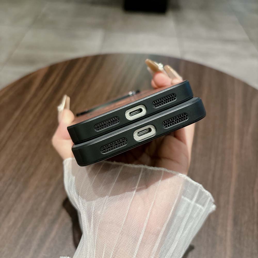 Классический матовый кожаный чехол для телефона для IPhone 17 18 Pro Max Air 13 12 16 Pro Max 14 15 Plus для Magsafe Магнитная защитная крышка