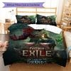 Path of Exile 2 Bedding Quilt Set Quilt Cover Pillowcase Home Decoration Birthday Gift (1 * duvet cover + 2 * pillowcase, without core)