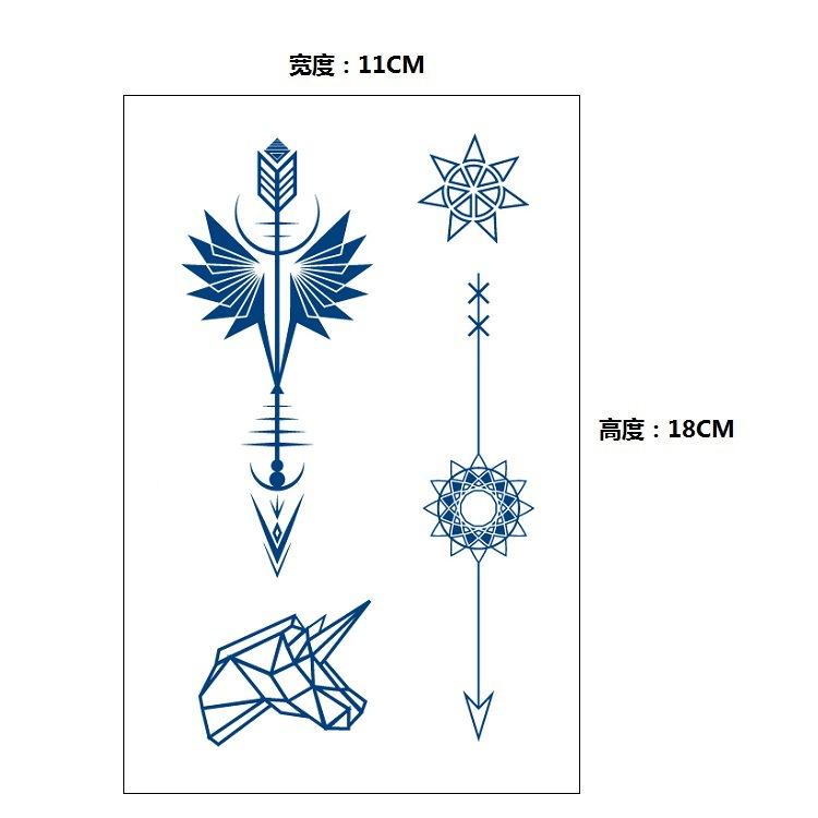 Xinyao Herbal Постепенное изменение Интернет-знаменитости Не отражают свет в течение длительного времени Не отваливаются Водонепроницаемая наклейка для татуировки Наклейка