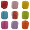 Chinese (8Inch 20cm ) Hollow Out Ellipse Paper Lantern Wedding Birthday Party Home Bedroom Living Room Decors Colorful Lampion
