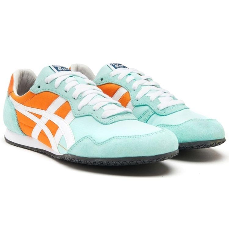 ONITSUKA TIGER Serrano Comfortable Trendy Shock Absorbing Slip Resistant Durable Low Top Casual Shoes Unisex Casual Shoes Mint-Green 1183B389-600