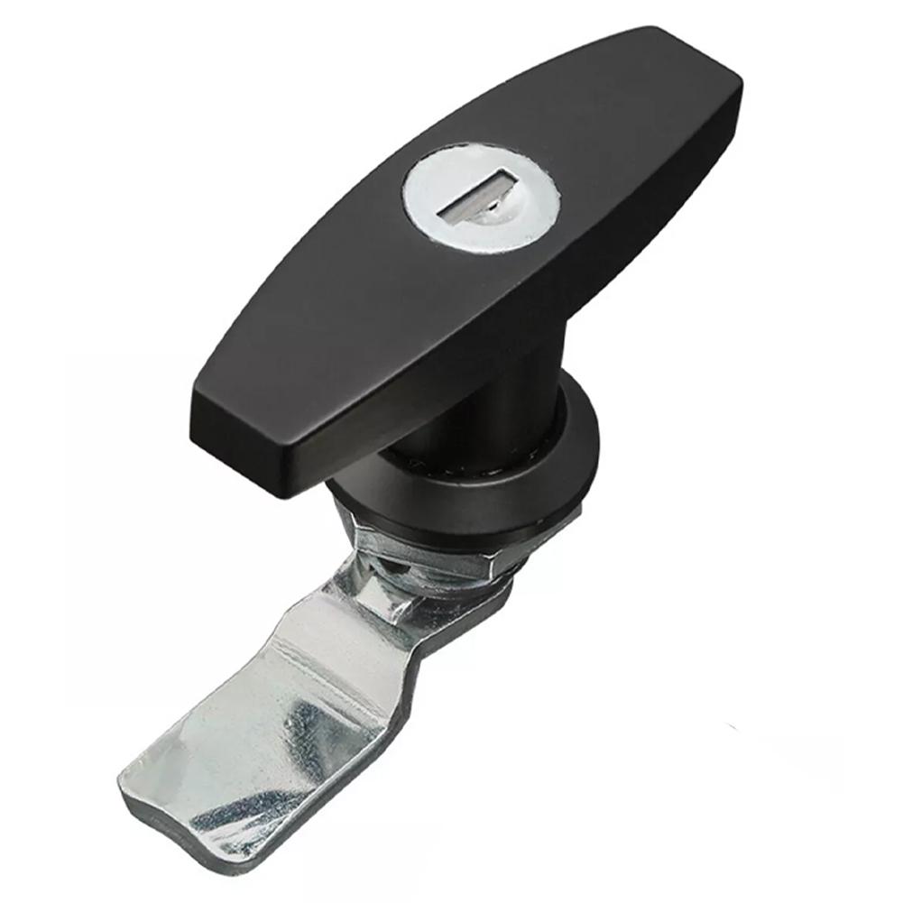 Universal RV T-Handle Door Lock with 2 Key Truck Cap Locking Trailer Toolbox Drawer Cabinet Door Lock for Caravan Truck