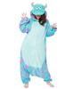 SAZAC Character Fleece Kigurumi, One Size Fits All, Disney Monsters, Inc., Sully
