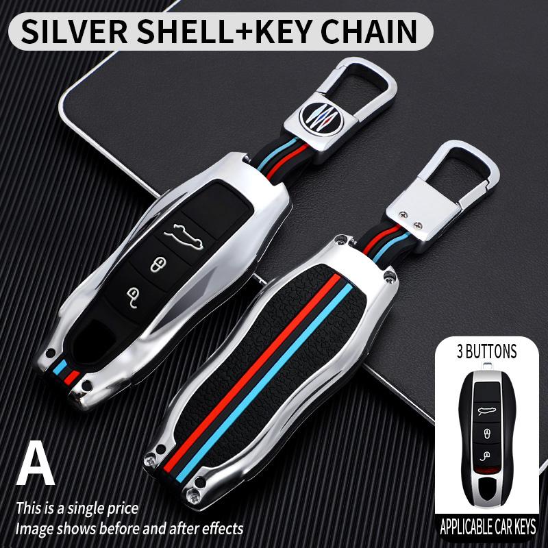 Кейс для автомобильного ключа из цинкового сплава для Porsche Cayenne 958 911 Lepin 996 Macan Panamera 997 944 924 987 987 Gt3 Cayman 987 Автоаксессуары