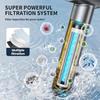 Ion Drops Shower Head with High Pressure,Multi-Mode Shower Head with 60 Inch Hose, assageable Shower Heads