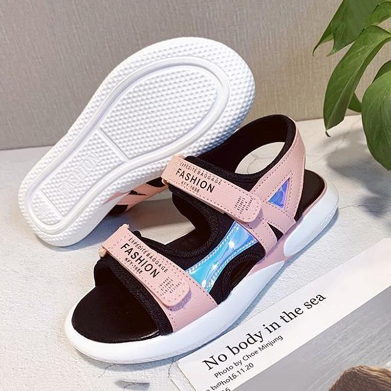 Sports Sandals Women's Non-slip Light All-match Casual Net Red Sponge Cake Thick-soled Beach Shoes Colorful Decorative Ladies Sandals
