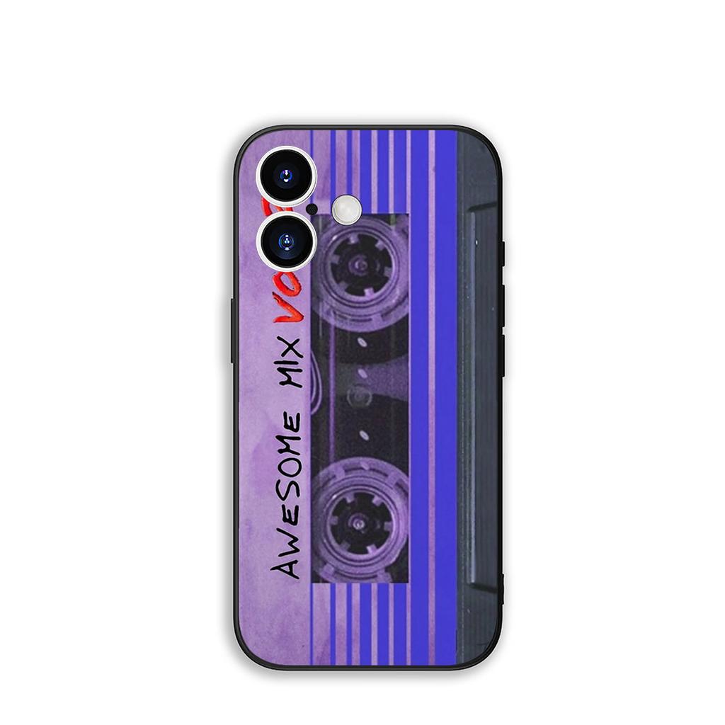 Чехол Cover для Apple iPhone 16 11 13 14 15 Pro Max 7 6 8 Plus SE2 SE3 + 16E SE 2022 Чехол Винтажная Кассета Музыкальная Лента Ретро