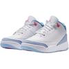 Кроссовки Air Jordan 3 Retro PS Белые Cobalt Bliss Детские Розовое свечение Футбольно-серый HQ0783-101