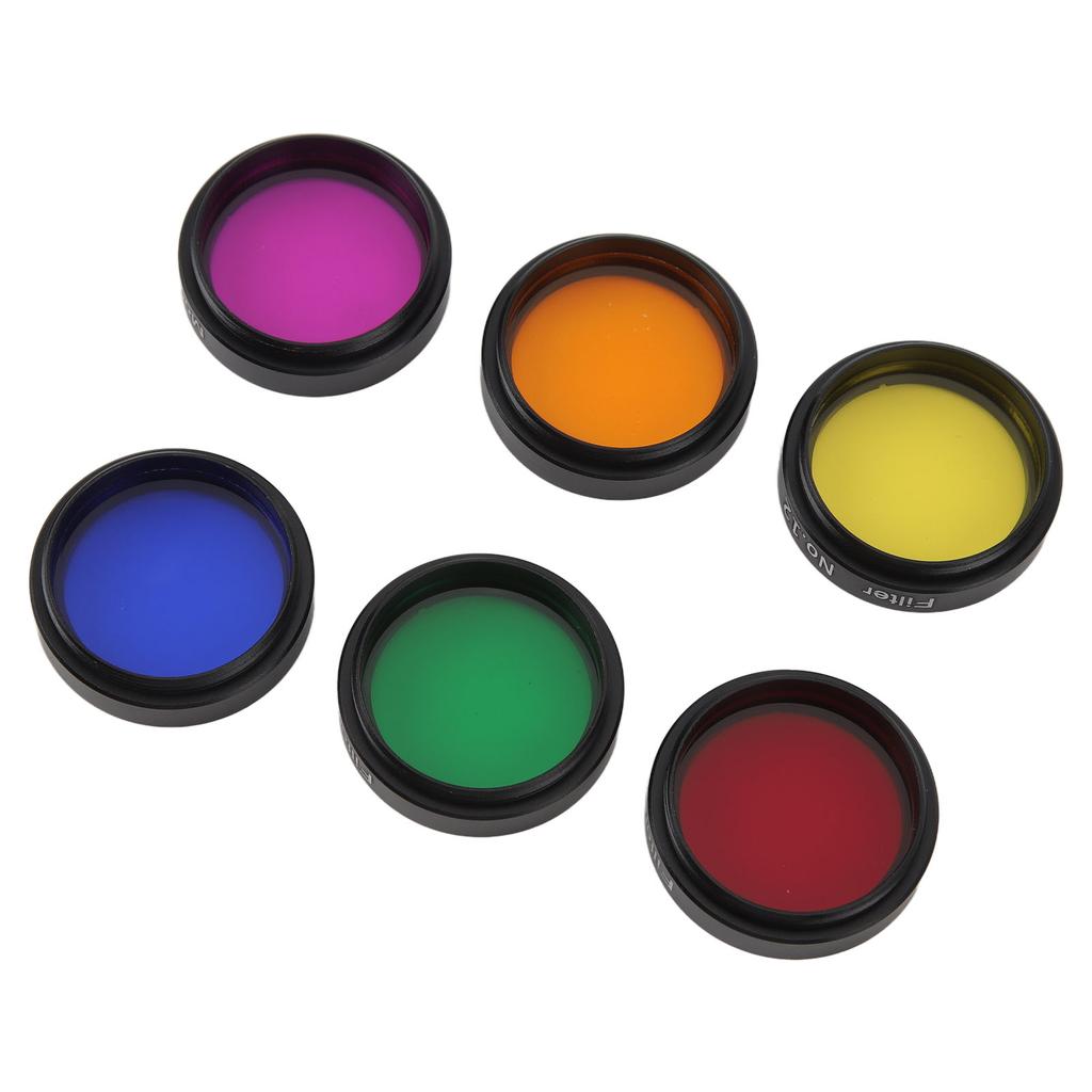 Telescope Filters 6 In 1 1.25in Compatibility Telescope Moon Filter for 1.25 Inch Telescope