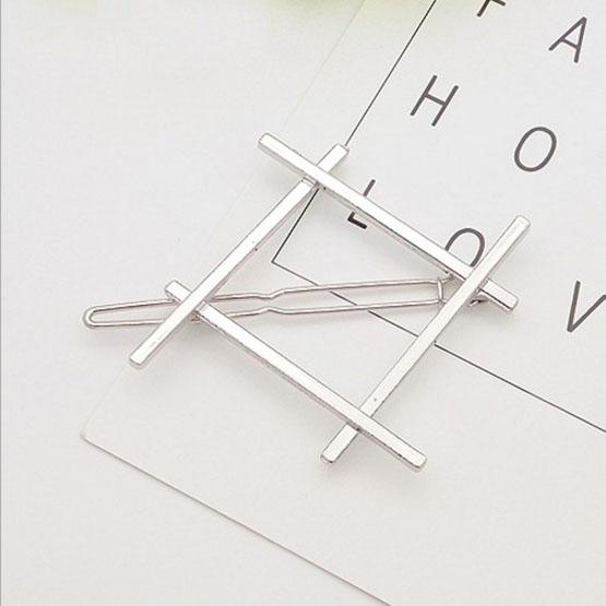 Женские аксессуары для волос, заколка для волос, булавка для волос из геометрического сплава, повязка для волос с лунным кругом, заколка, держатель для заколки