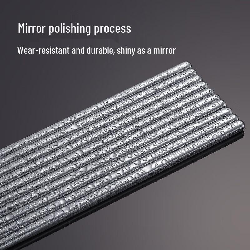 COOKER KING 316L Stainless Steel Antibacterial Chopsticks (5 Pairs)