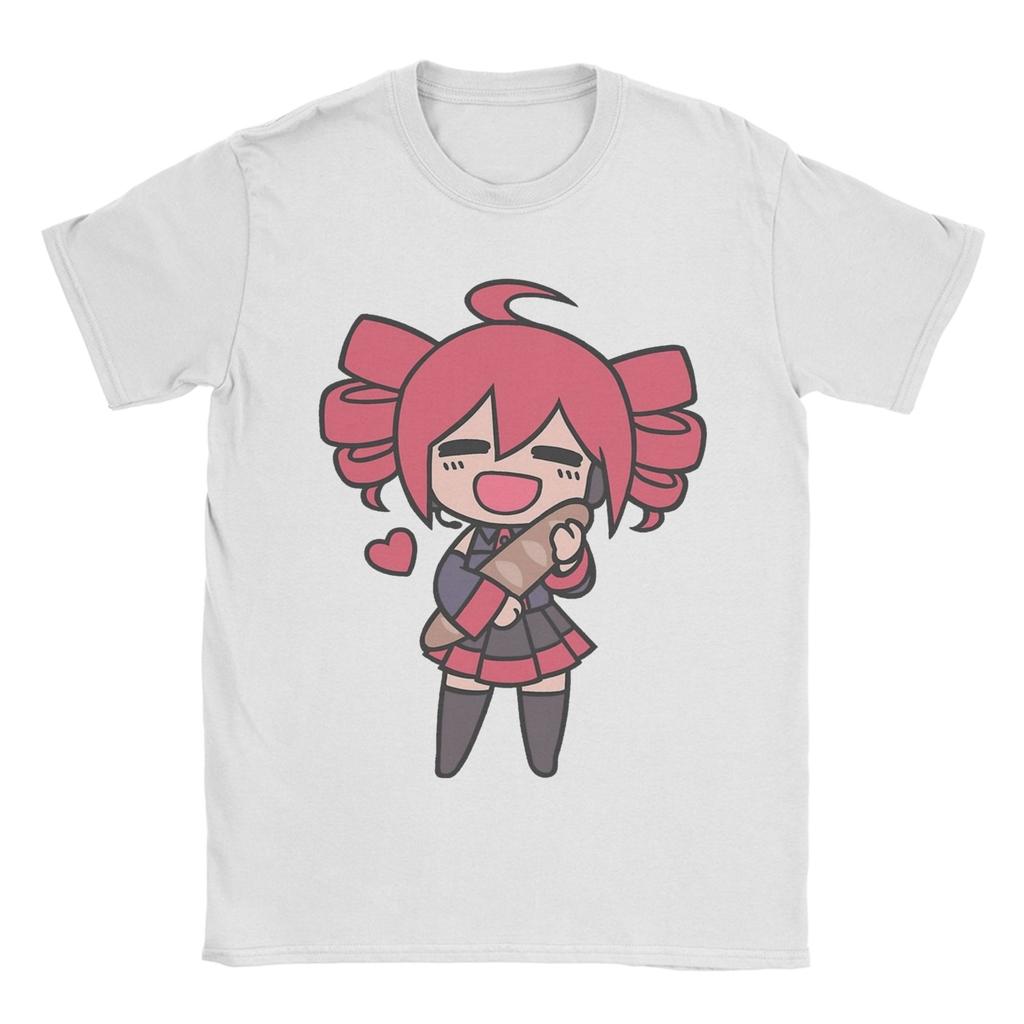 Unisex Unisexs Kasane Teto Cartoon Anime T Shirt Virtual Idols 100 Cotton Tops Unique Short Sleeve Crew Neck Tees Gift Tshirt