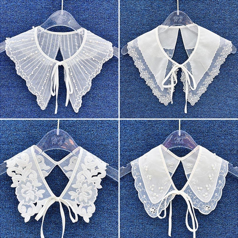 Рубашка Ложный воротник Вышивка Накидка Солнцезащитная Мини-накидка Кукольный Ложный воротник Женский Шаль Ложный воротник