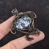 Pinolith Jasper Pendant Copper Wire Wrapped Pendant Handmade Pendant Tortoise Pendant Wonderful Copper Jewelry Gemstone Pendant Wedding Gift