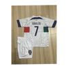 Ronaldo Portugal White National Team World Coach Jersey Set 4 Pieces