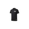 Letter Logo Printed Short Sleeve Polo Shirt Men Tops Black 844186-01