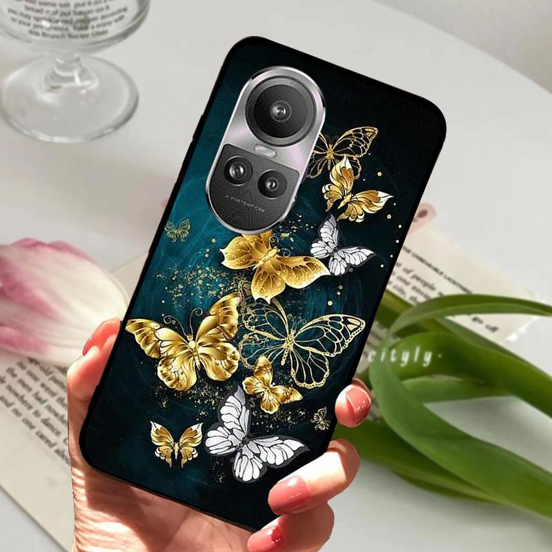 Чехол для Oppo Reno 10 5G CPH2531 Reno10 Ударопрочный Мягкий ТПУ Силиконовый Чехол для Телефона Для Oppo Reno 10 Pro 5G CPH2525 Funda Мультяшный