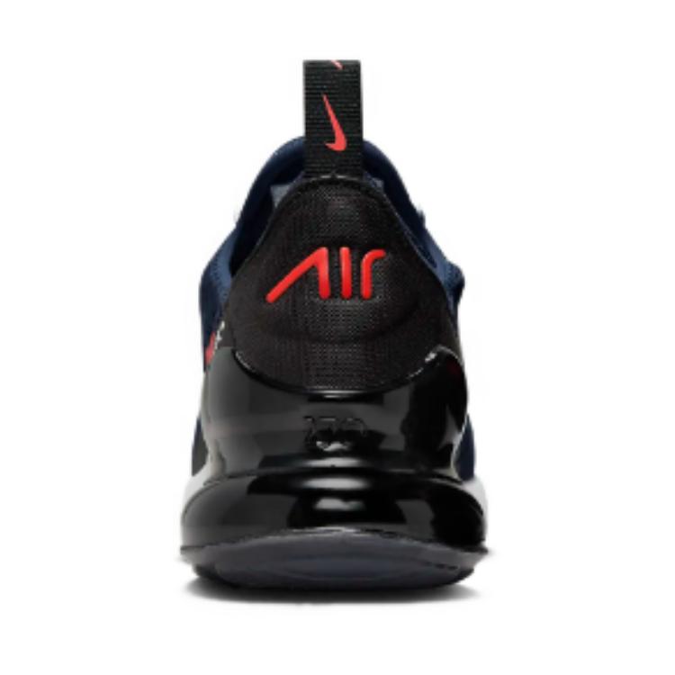 Nike Air Max 270 Cushioning, Wear Resistant Low top Kids' Running Shoes Blue Unisex 943345-410
